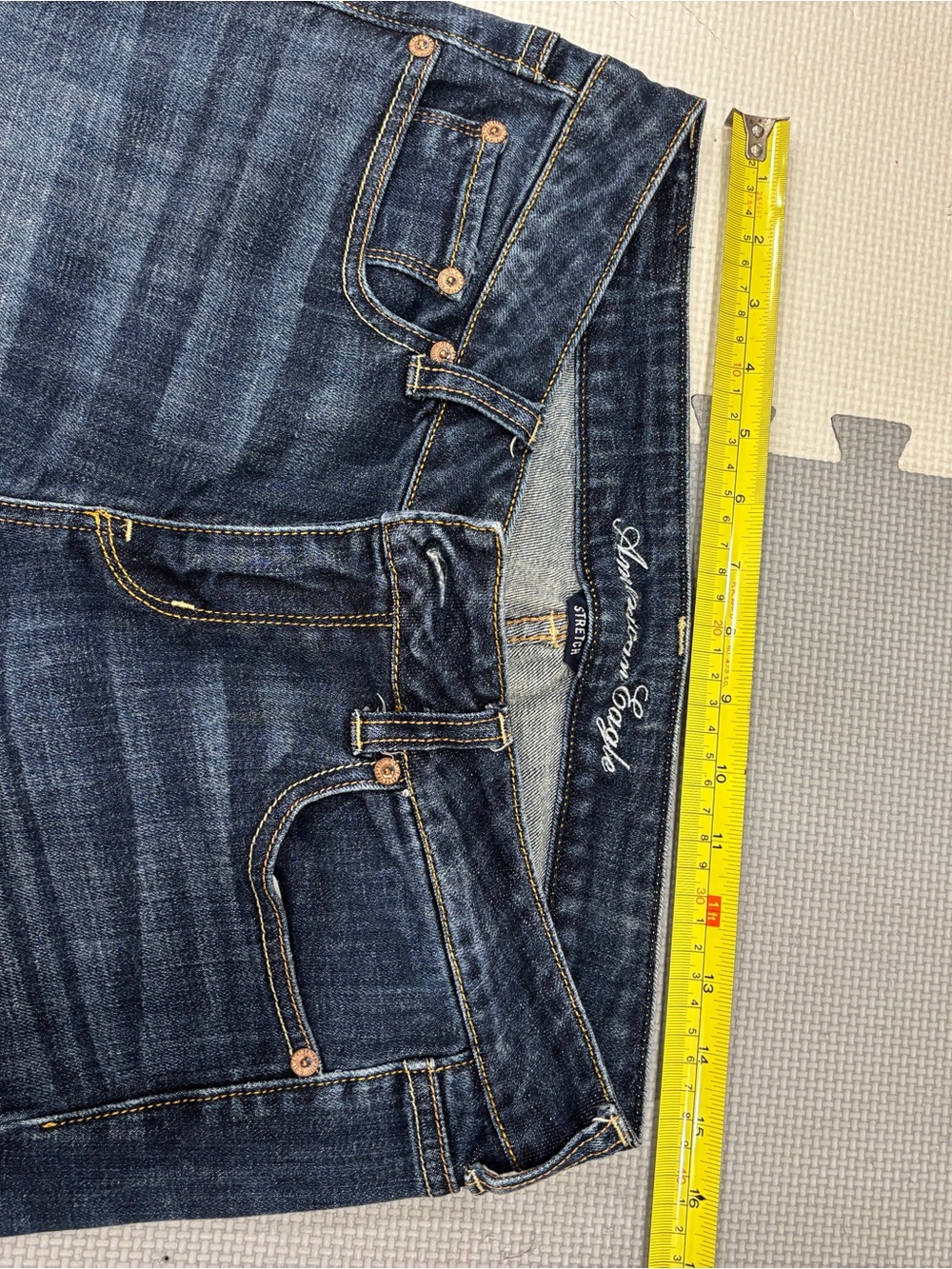 American Eagle Outfitters Women’s Indigo Straight-Leg Jeans - Picture 2 of 10